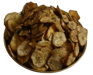 pepper banana chips